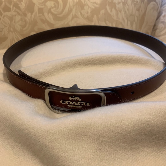 Coach Morgan Leather Belt size S NWT - Picture 2 of 5